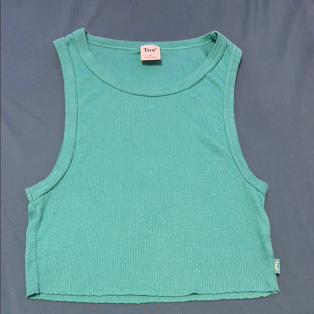Tna Women's Green Tank Top